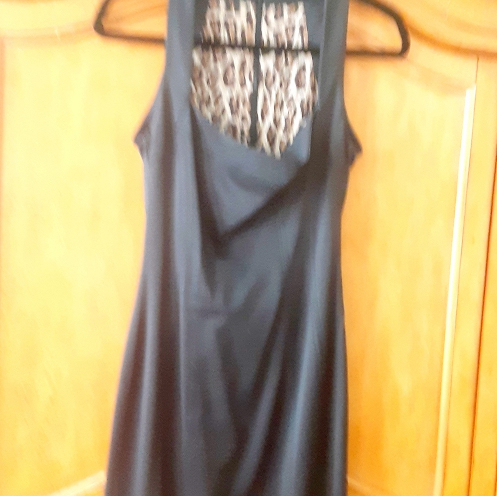 Dolce and Gabbana Sexy Stretch Sheath with Leopard
